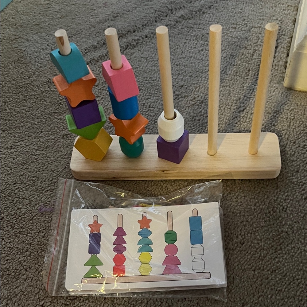 Colorful Wooden Stacking Toy